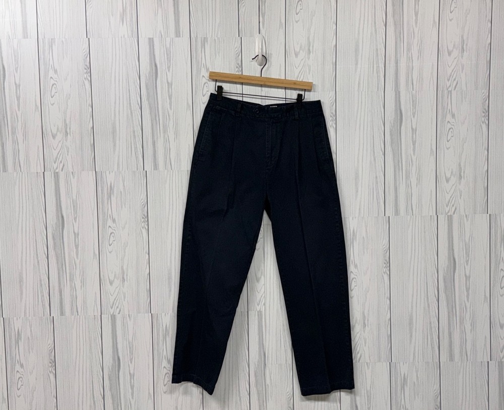 Cremieux pants mens size 30x30 straight leg modern fit chino solid navy