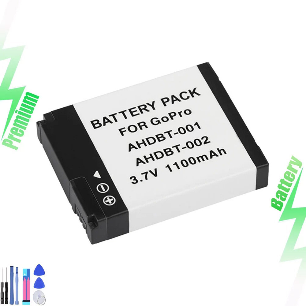 Battery for GoPro AHDBT-001 AHDBT-002 HD HERO1 HERO2 HD HERO
