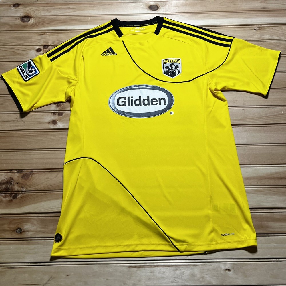 Columbus Crew Schelotto Adidas Soccer Jersey MLS Vintage 2009 Futbol Size Large