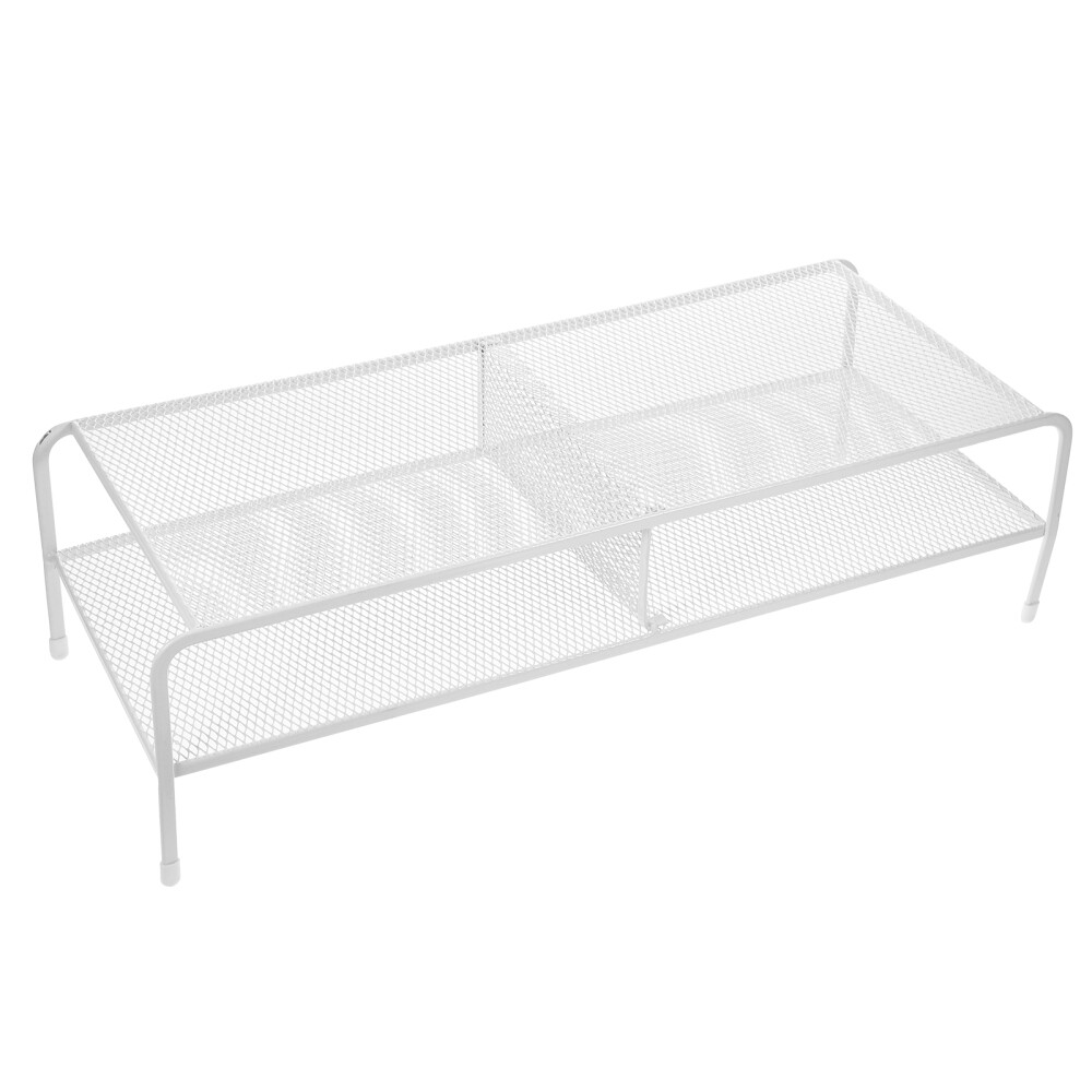 Desk Desktop Computer Elevated Monitor Bracket Raised Base Storage