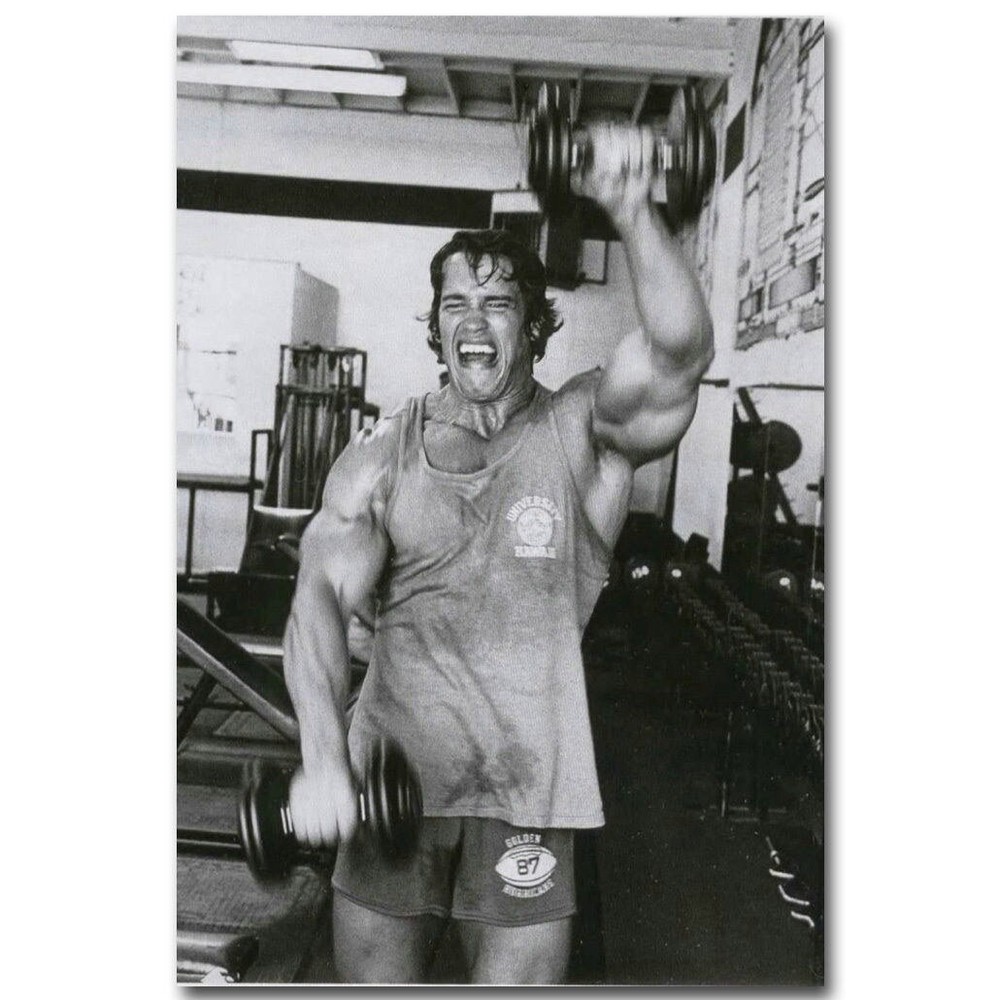 Arnold Schwarzenegger Mr. Olympia Bodybuilder Wall Art Poster Print