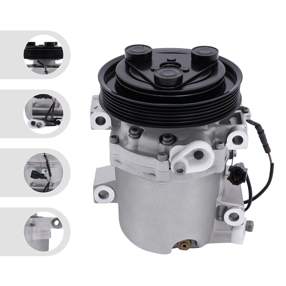 AC Compressor w/ Clutch for Nissan Frontier 2001-2004 Xterra 2002-2004 V6 3.3L