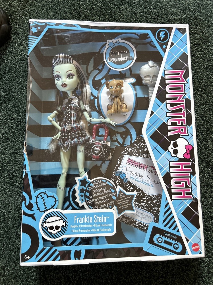 Mattel Monster High FRANKIE STEIN doll  Boo-riginal Creeproduction SEALED