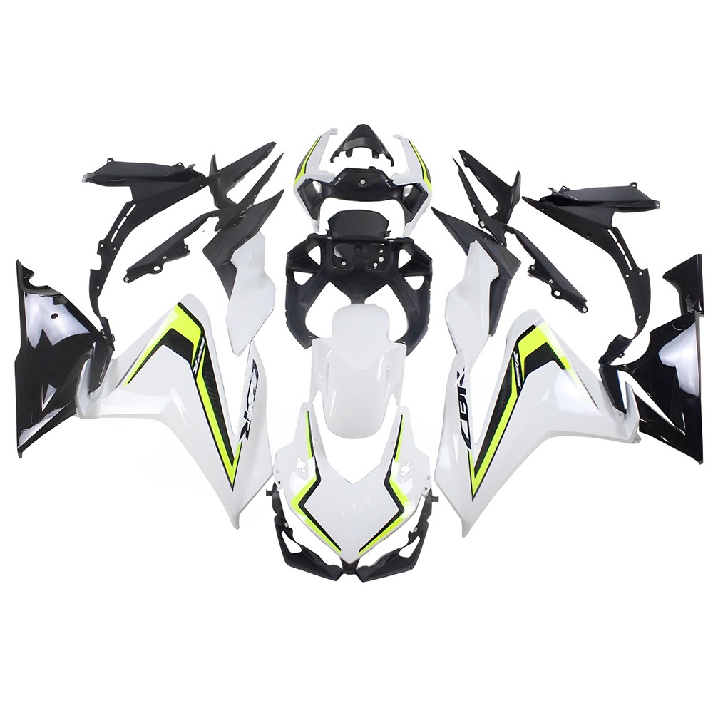 ABS Black White Yellow Plastic Bodywork For Honda CBR500R 2019 2020 2021 Fairing