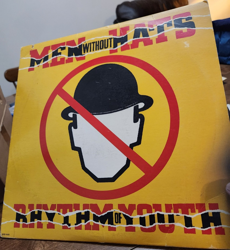 Vinyl Record, Men Without Hats Rhythm of Youth Backstreet Records LP 1983