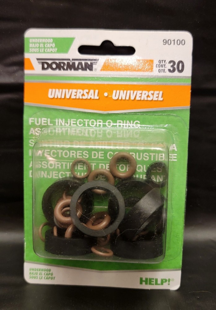 30 Pk Dorman 90100 Fuel Injector O-Ring Assortment Universal Bosch Bendix Nissan
