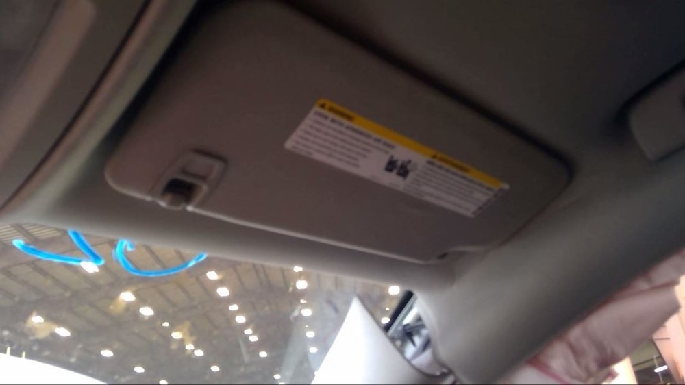 Passenger Right Sun Visor for 2010-2014 Cadillac SRX 4550150