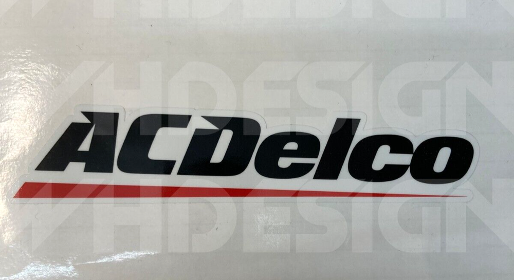 Vintage AC Delco Restoration Decal for Classic Cars and Toolboxes-image