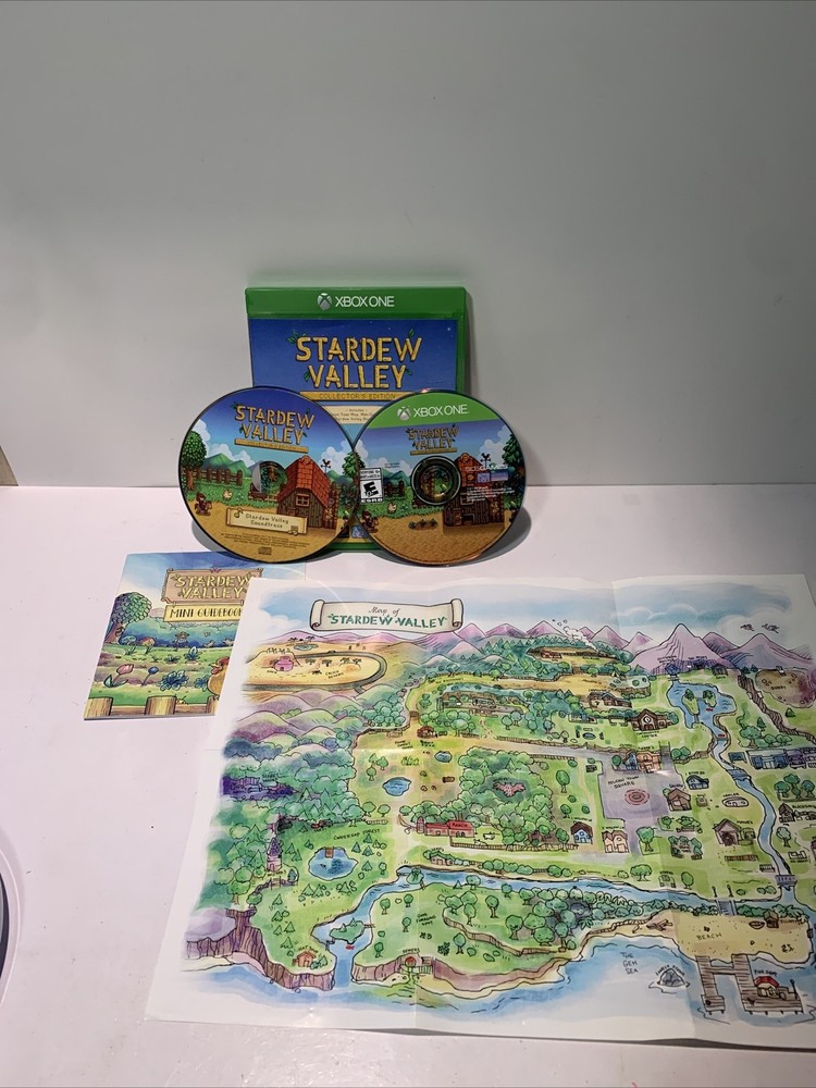 Stardew Valley Collectors Edition Xbox One CIB Microsoft 2016 Complete SoundTrac