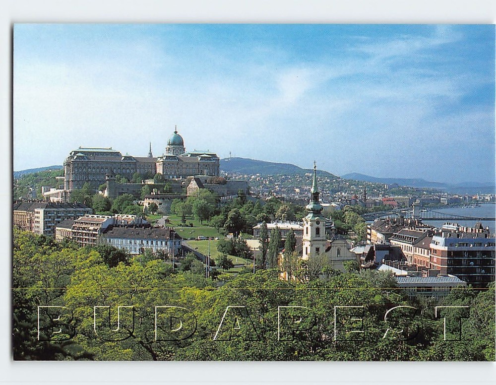 Postcard View Budapest Hungary