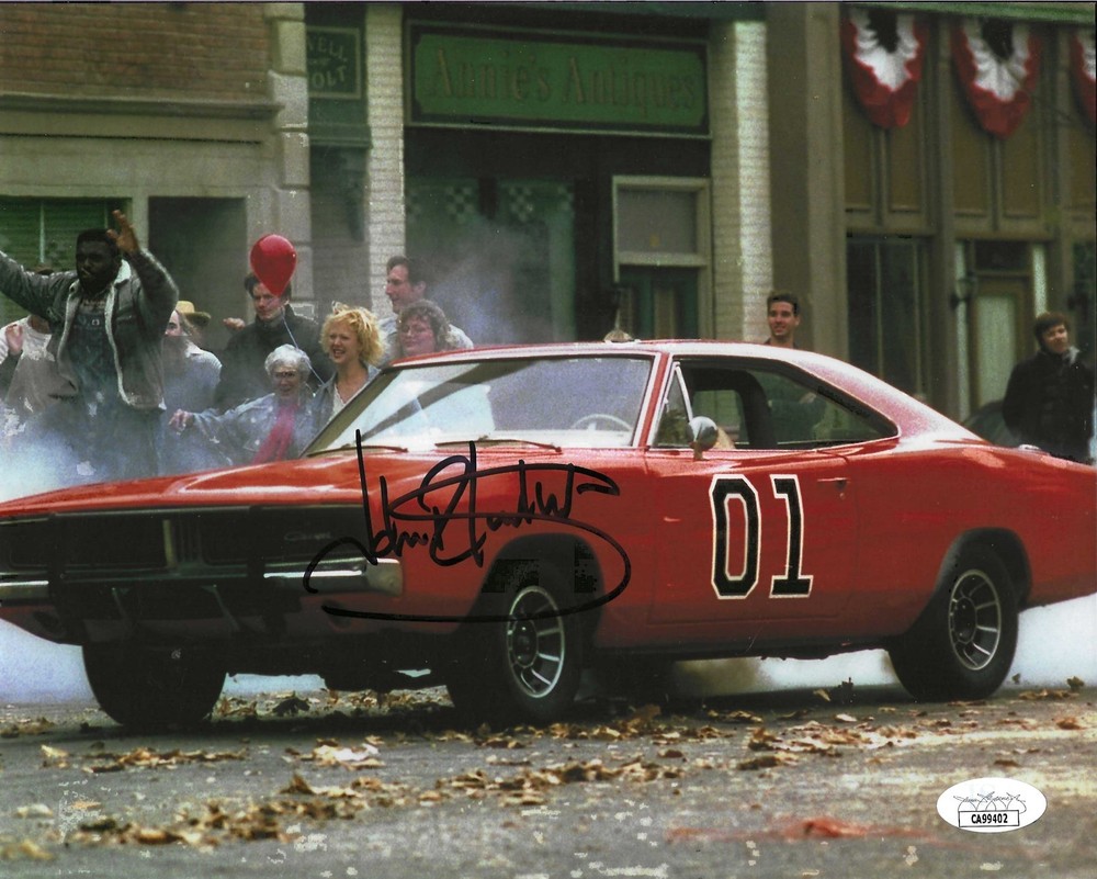 1980s Dukes of Hazzard TV Show John Schneider Autographed 8x10 W/JSA COA