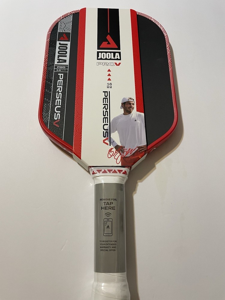 Joola  perseus pro v RED 16mm pickleball paddle 2026 new in wrapper-READ ALL