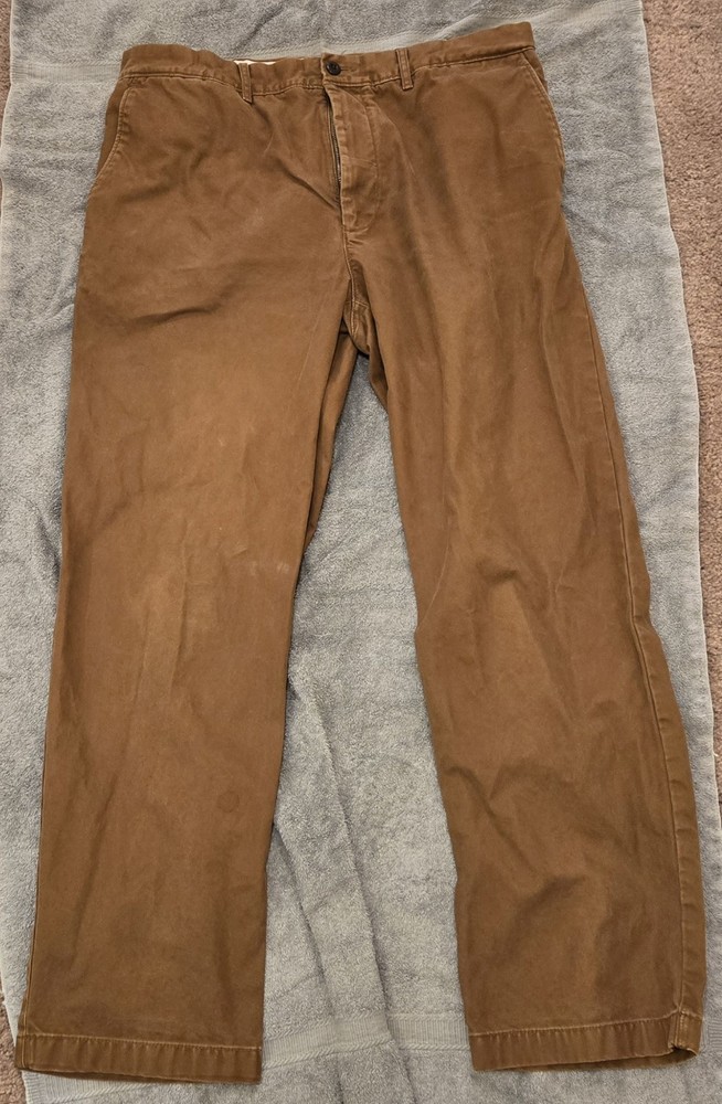 J.CREW Men's Classic Relax Chinos 38x32 Light Brown