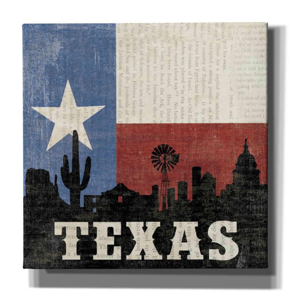 'Texas' by Moira Hershey, Canvas Wall Art, 18