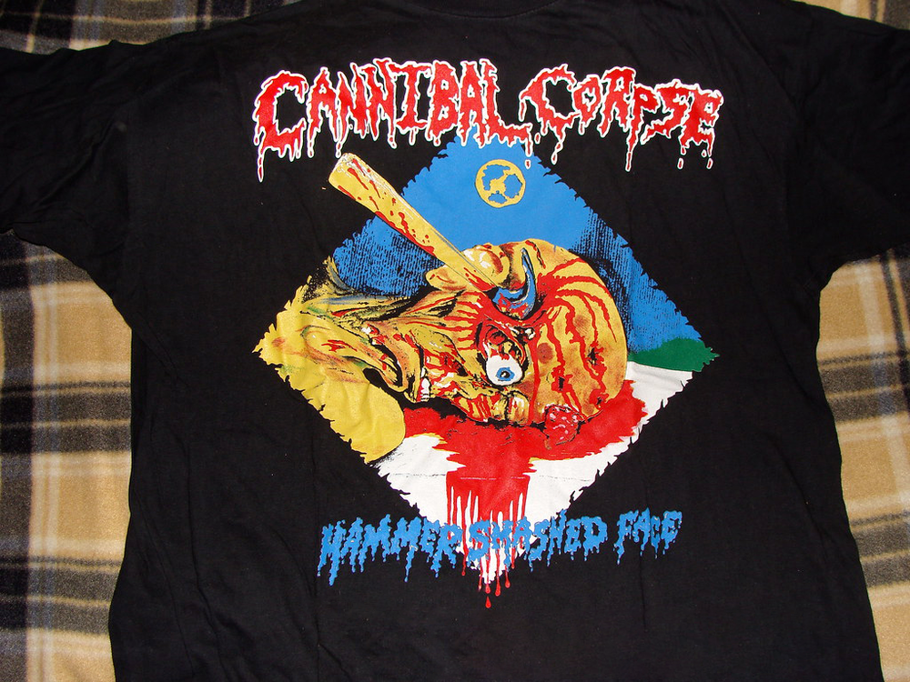 Cannibal Corpse Eaten Back to Life Album Black Men All size Cotton Tee Shirt