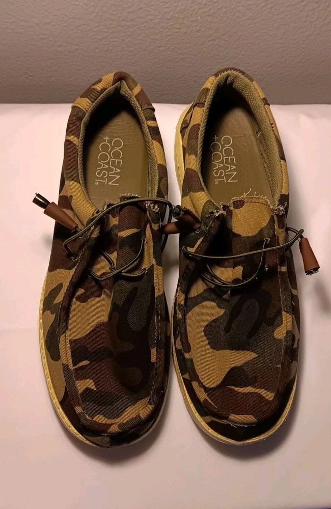 Ocean + Coast Coaster Camo Slip-on Comfort Shoes 2150 Men's 12