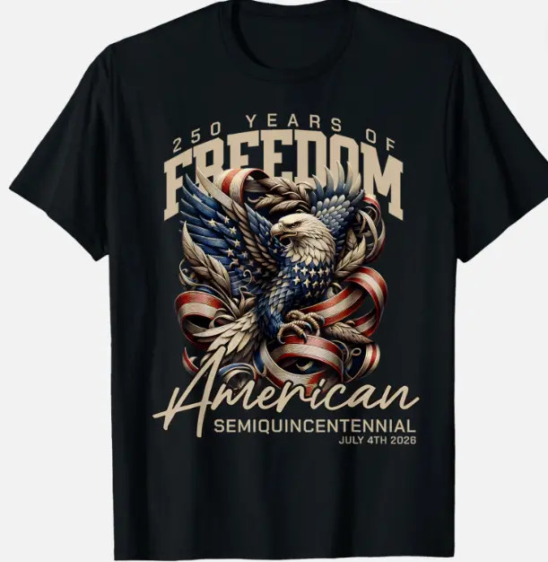America 250th Celebration 250 Years America Eagle Unisex T-Shirt