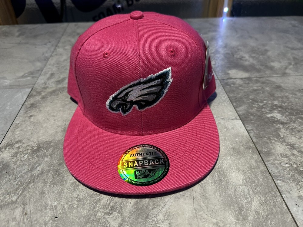 NWT Kipa Premium Pink Philadelphia Eagles SnapBack Hat. Cap, Lid.