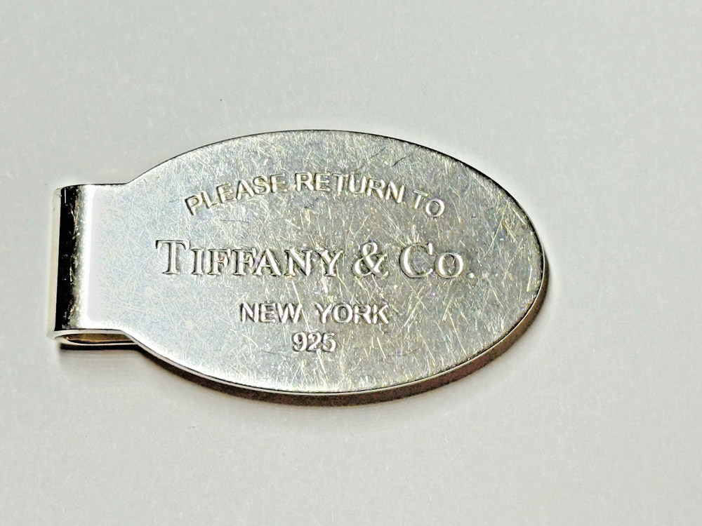 Tiffany & Co. - Silver Money Clip .925 - Please Return to Tiffany & Co New York