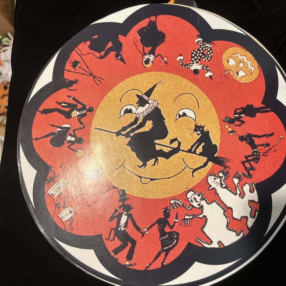 Bethany Lowe Vintage Repro Paper Halloween Honeycomb Decoration Lot2