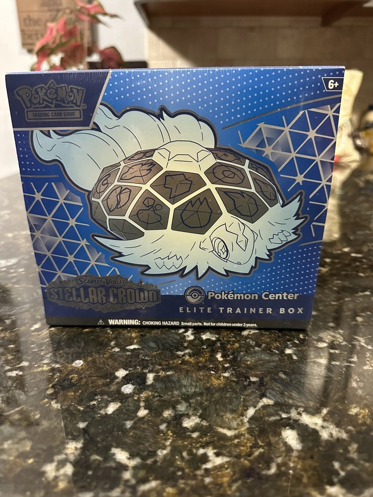 Pokemon TCG Stellar Crown Pokemon Center Elite Trainer Box ETB FACTORY SEALED