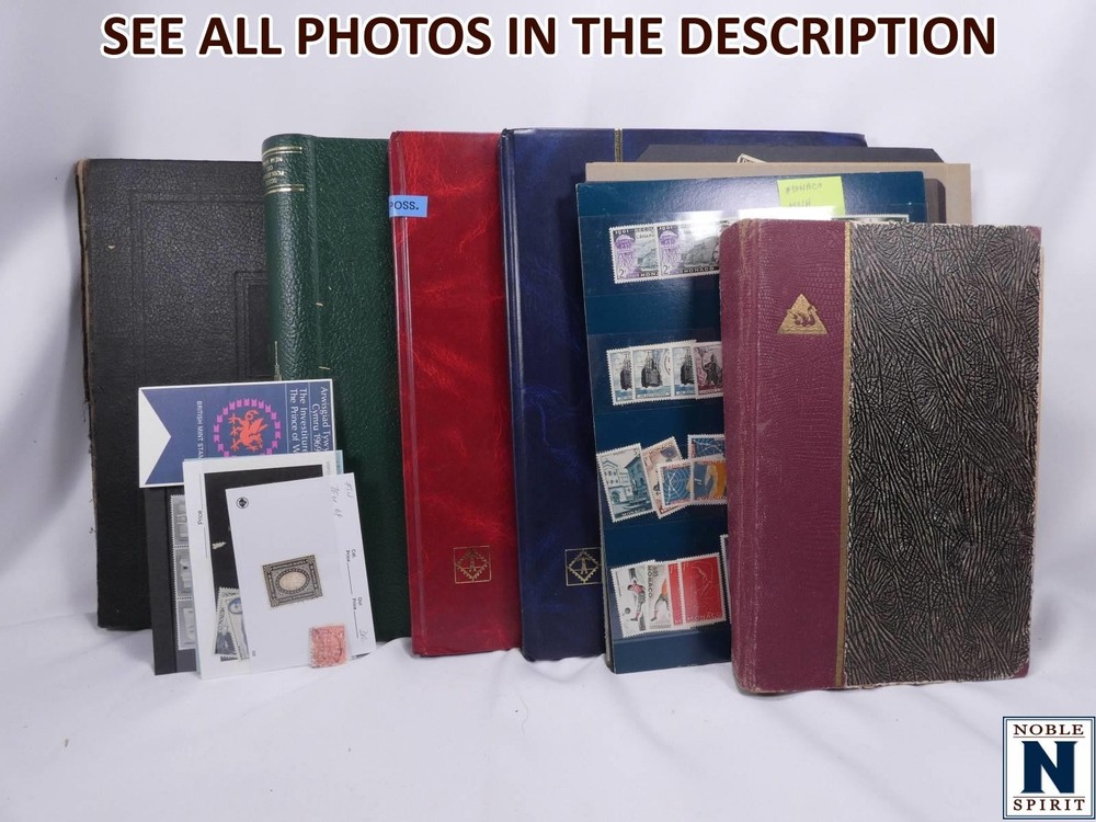 NobleSpirit Mixed Worldwide M&U Albums & Stamp Lot