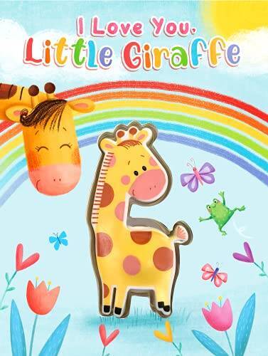 I Love You, Little Giraffe - Childrens Board Book - Touch and Squeak - Sq - GOOD
