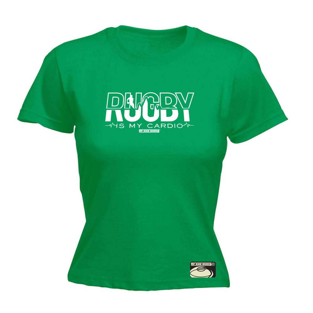 Rugby Uau Is My Cardio - Womens T Shirt Funny T-Shirt Novelty gift tshirt
