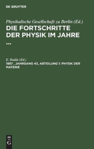 Physik Der Materie (Hardback)