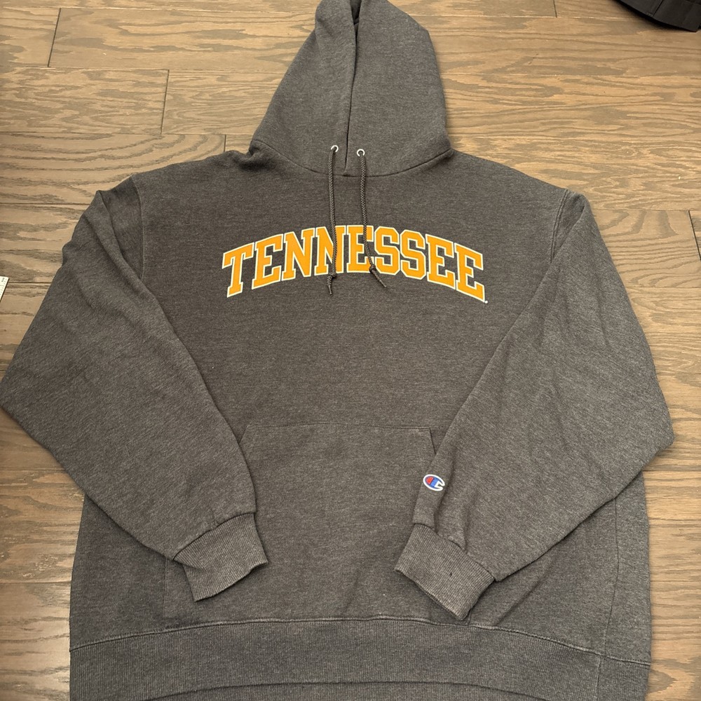 University of Tennessee Volunteers Champion Sweatshirt Hoodie Pullover Gray XL