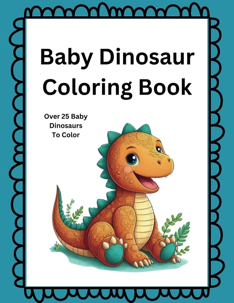 Baby Dinosaur Coloring Book