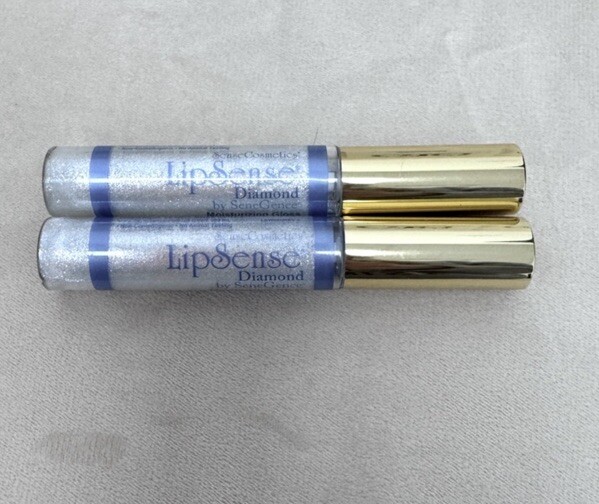 2 Full-Size LipSense Diamond Kiss Glosses SEALED Moisturizing by SeneGence