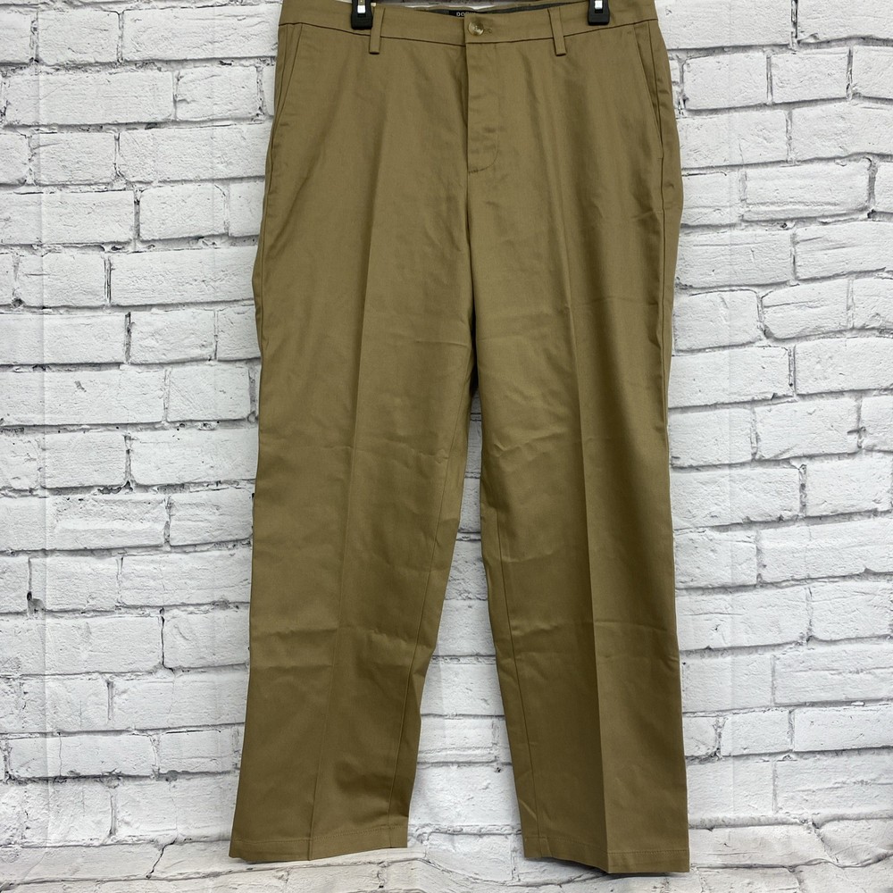 Dockers Tan Signature Iron Free Khaki Straight Fit 32X30