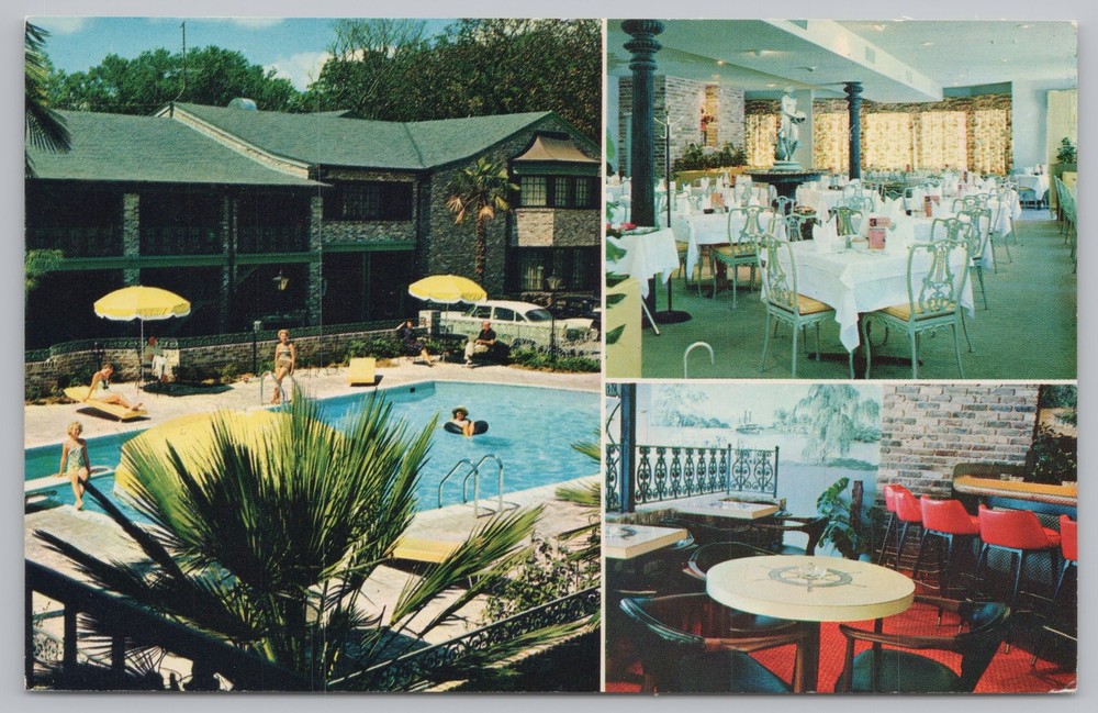 Hotel & Resort~Town House Motor Hotel Mobile Alabama~Vintage Postcard