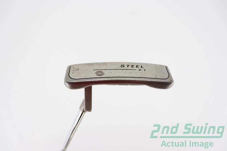 Odyssey White Steel 1 Left-Handed Putter 34.25 Inch Steel Shaft