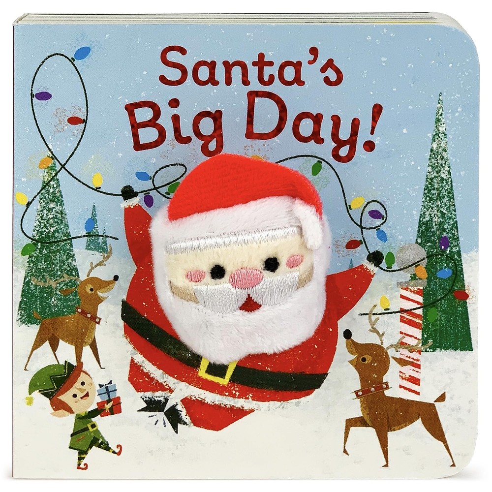 Santa's Big Day Finger Puppet Christmas Board Book Ages 0-4 (Finger Puppet Board