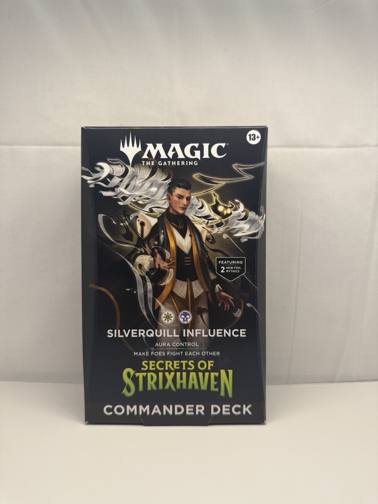 Silverquill Influence Commander Deck Secrets of Strixhaven Sealed English MTG