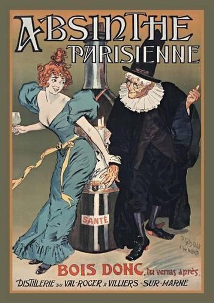 Carnet Blanc Absinthe Parisienne by Malteste (French) Paperback Book-image