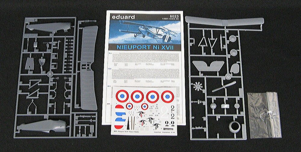 1/48 Eduard Models NIEUPORT Ni-XVII French WWI Fighter BAGGED KIT!