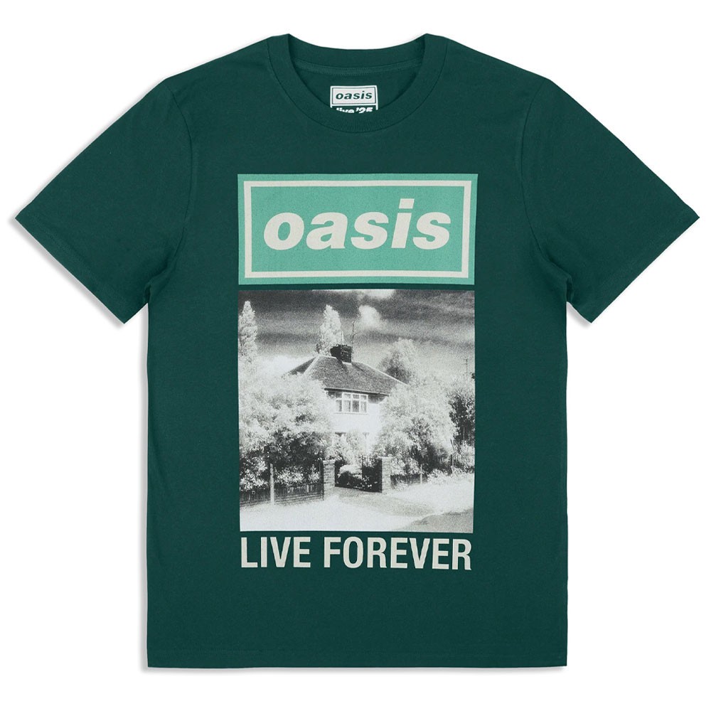Oasis Live Forever Single Cover T Shirt
