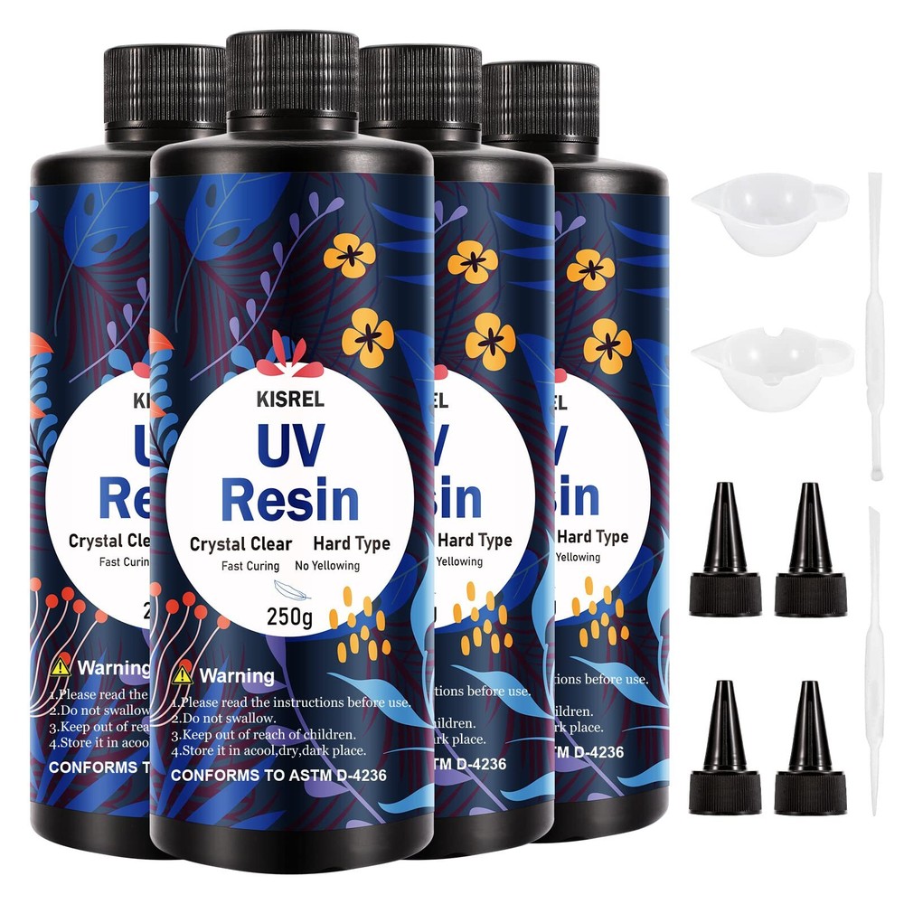 UV Epoxy Resin 1000g Crystal Clear for Jewelry Crafting