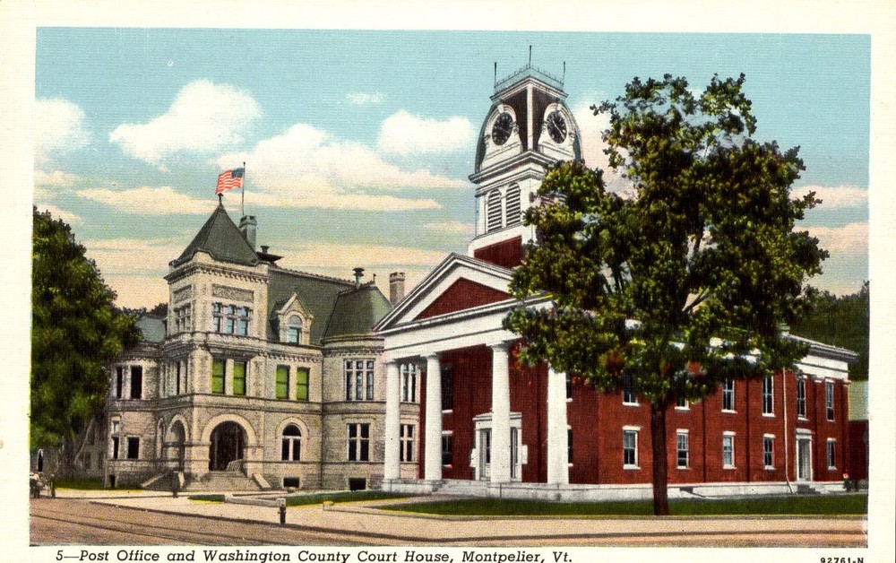 Post Office and Washington County Court House ~ Montpelier Vermont VT