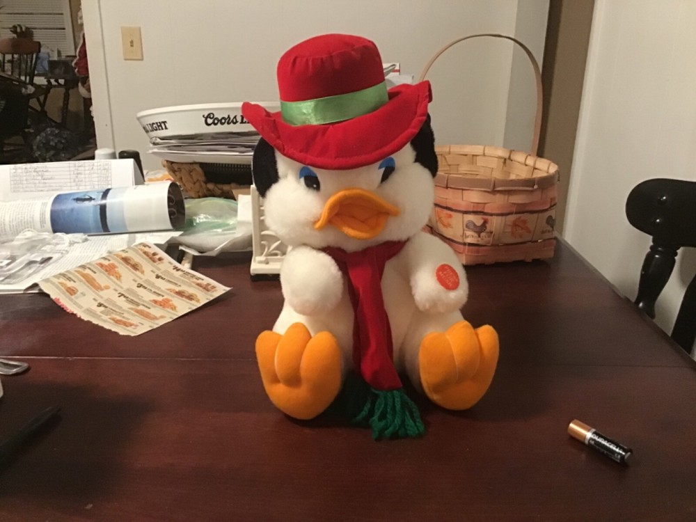 Musical Singing Christmas Duck