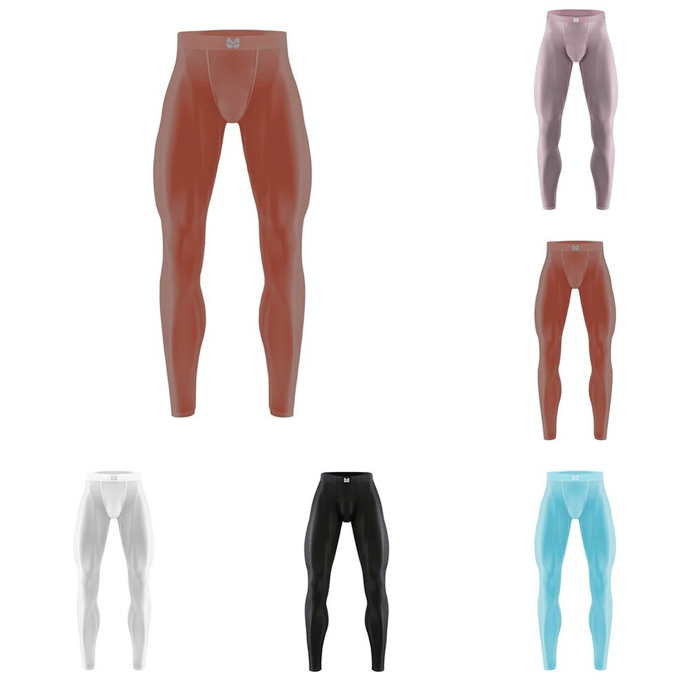 Slim-Fit Men's Workout Pants in Lightweight Ice Silk Fabric  