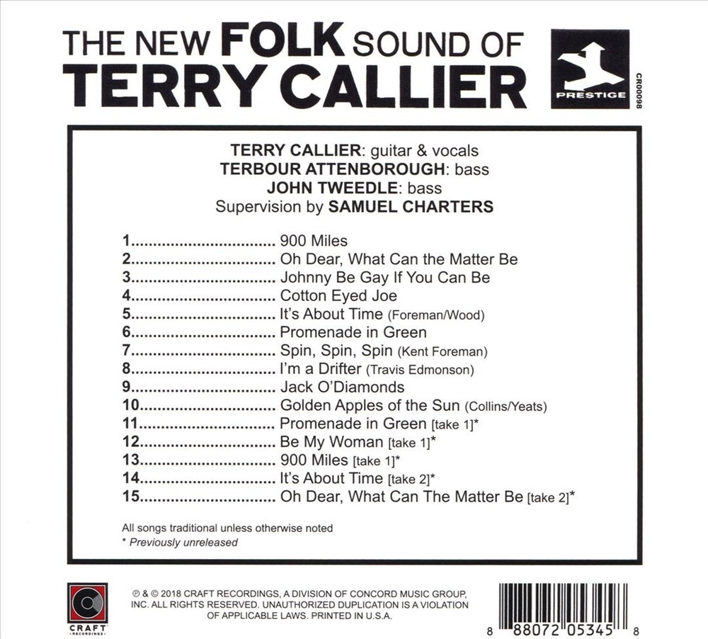 Terry Callier The New Folk Sound Of Terry Callier [Deluxe Edition] New Cd
