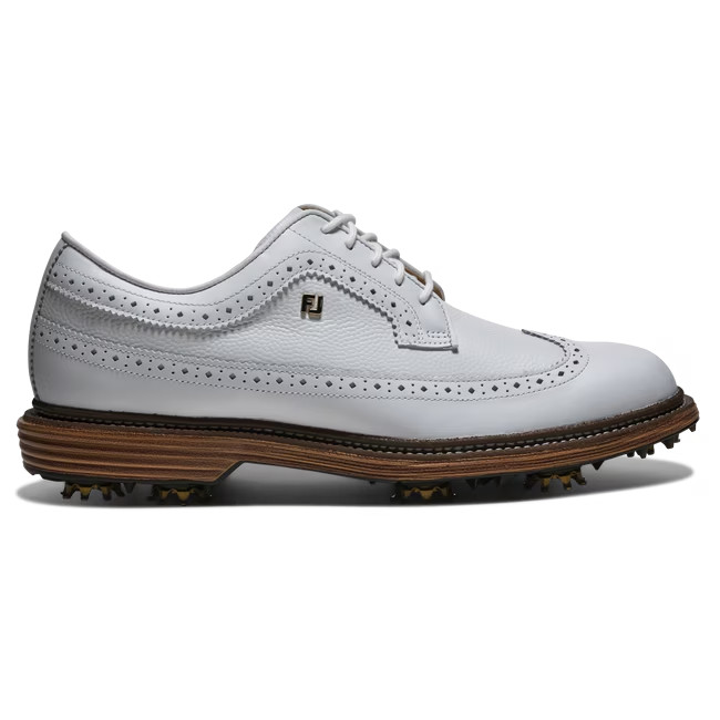 FJ Premiere Series - Marquis Men's - US Size: 13,  White/Chestnut, Wide