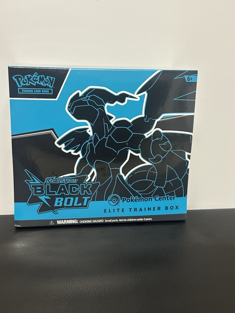 Pokemon Center Exclusive Black Bolt Elite Trainer Box ETB Sealed
