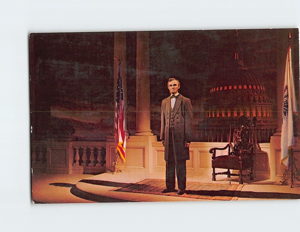 Postcard Mr. Lincoln Disneyland The Magic Kingdom Disneyland Anaheim CA USA