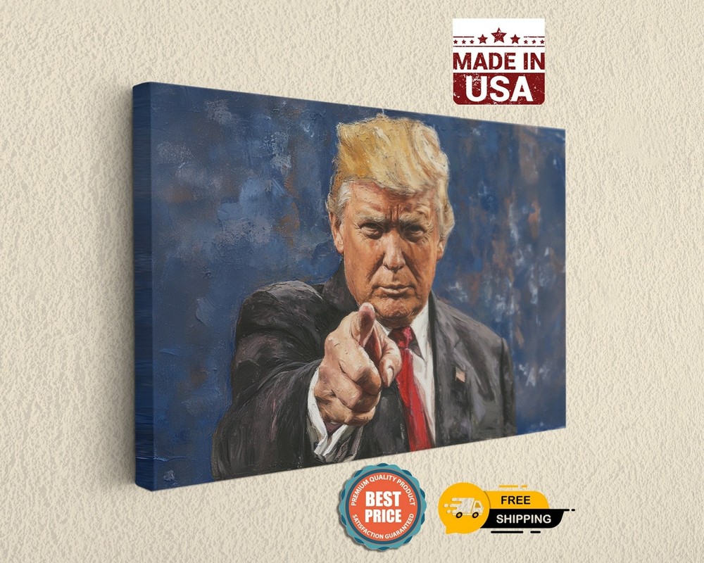 Painting Of  Donald Trump Painting Reproduction - Canvas Wall Decor