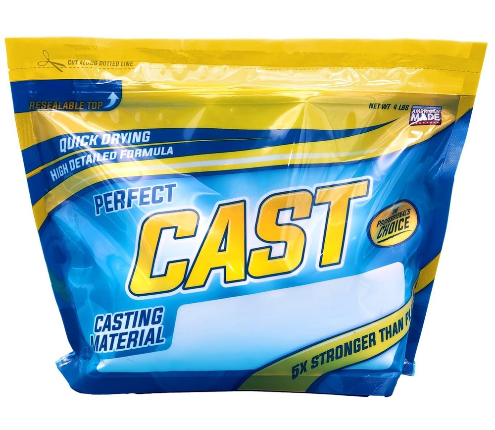 Non-toxic 4lb water-blendable resin casting material for color mixing